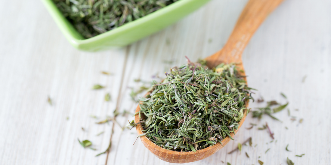 how to dry and store thyme