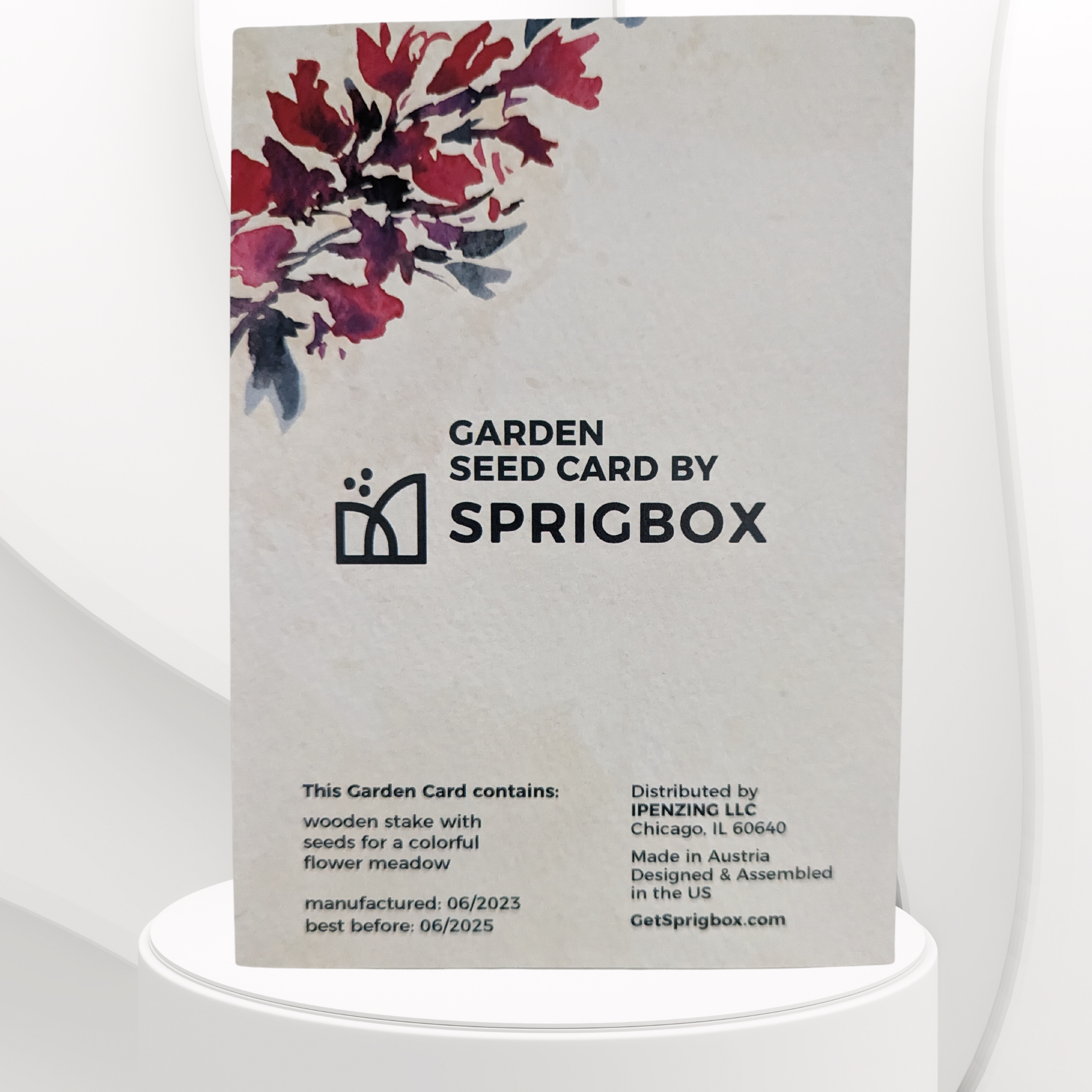 Garden Seed Card - Blooming Affection - Sprigbox