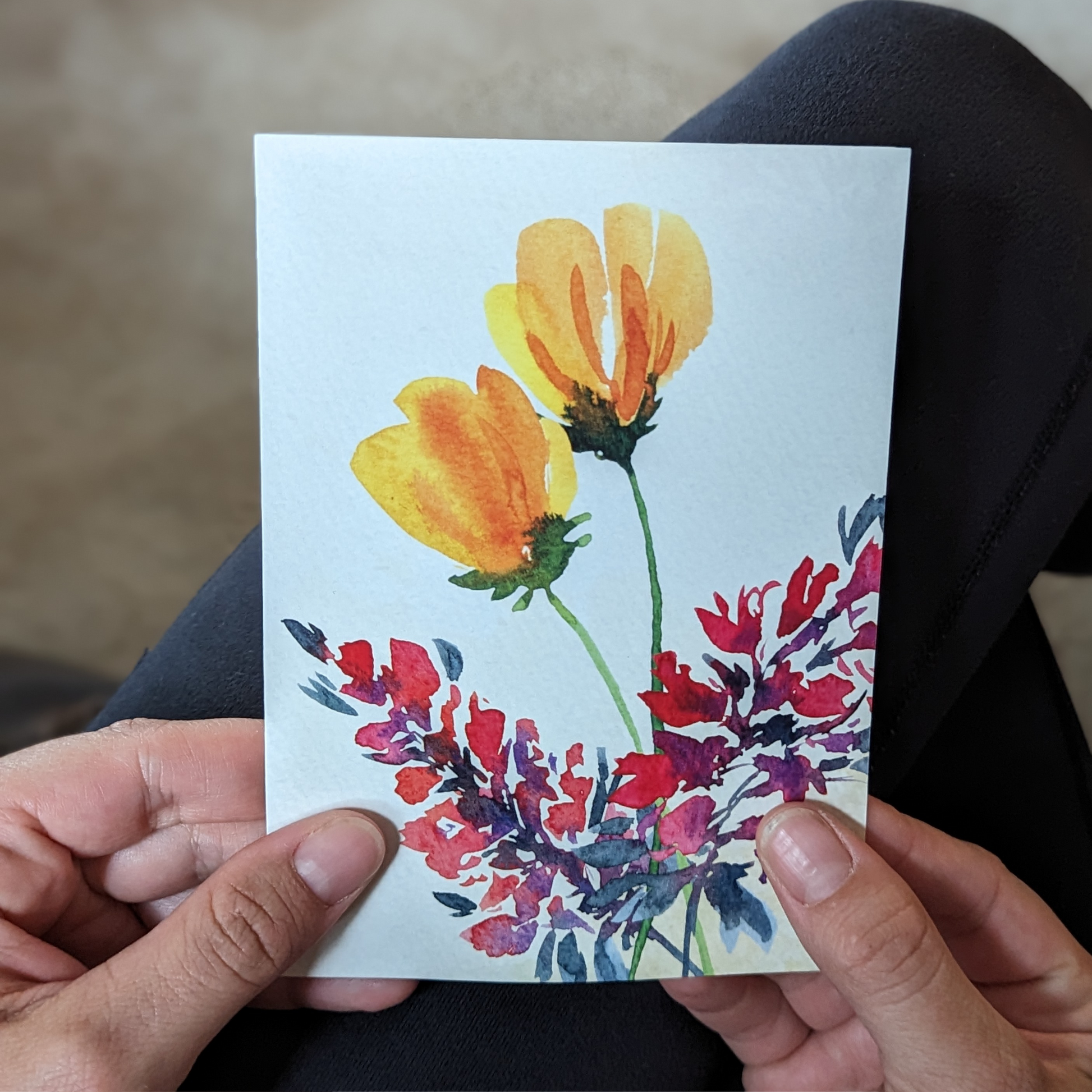 cards with flower seeds Garden Seed Card