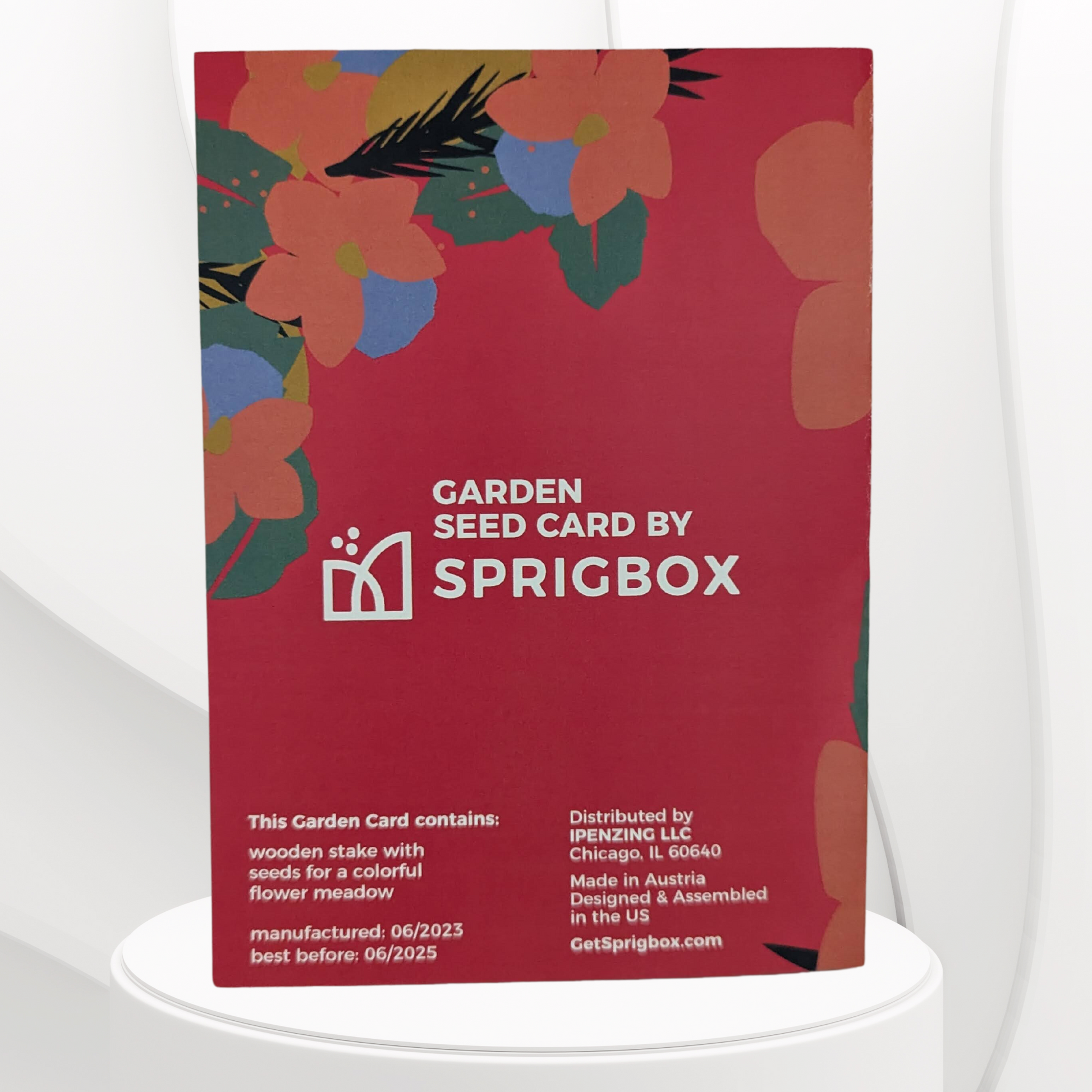 Garden Seed Card - Thank You - Sprigbox