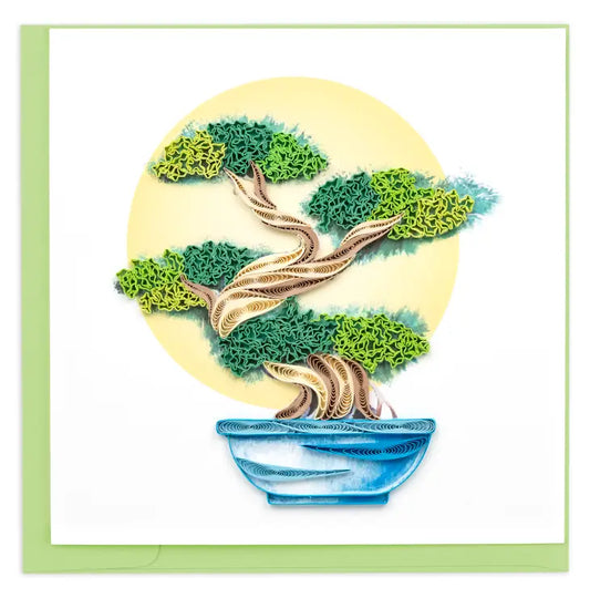 Quilled Card - Bonsai Tree - Sprigbox