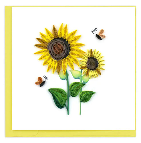 Quilled Card - Sunflower
