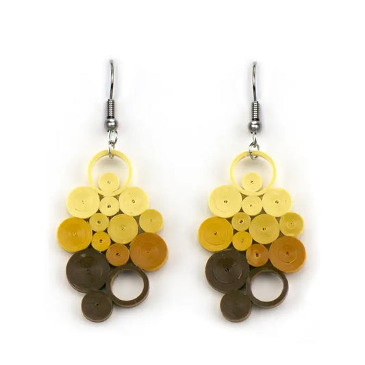 Quilled Earrings - Warmth from Within - Sprigbox