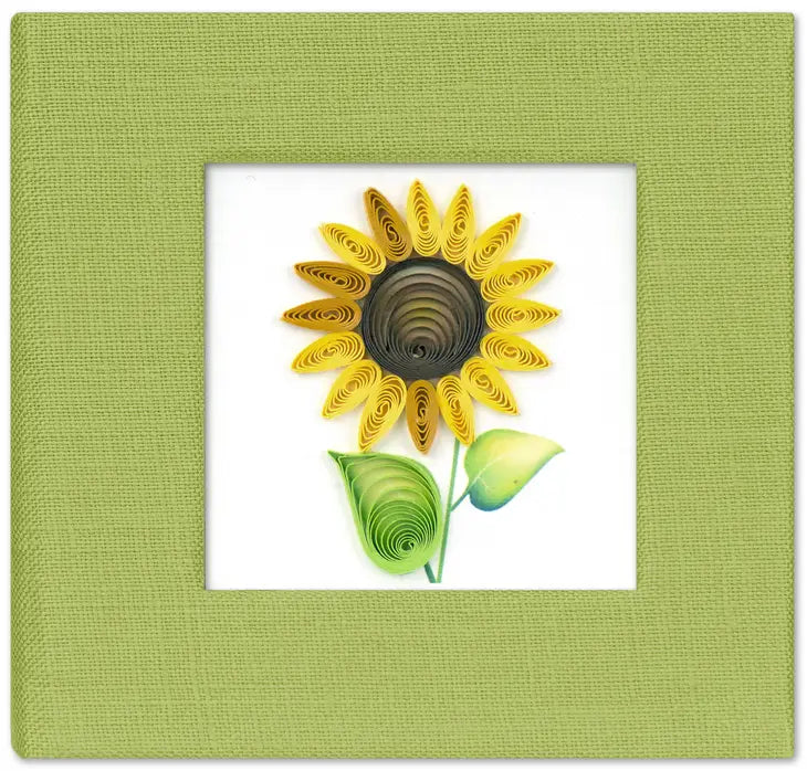 Sticky Notebook - Quilled Sunflower - Sprigbox